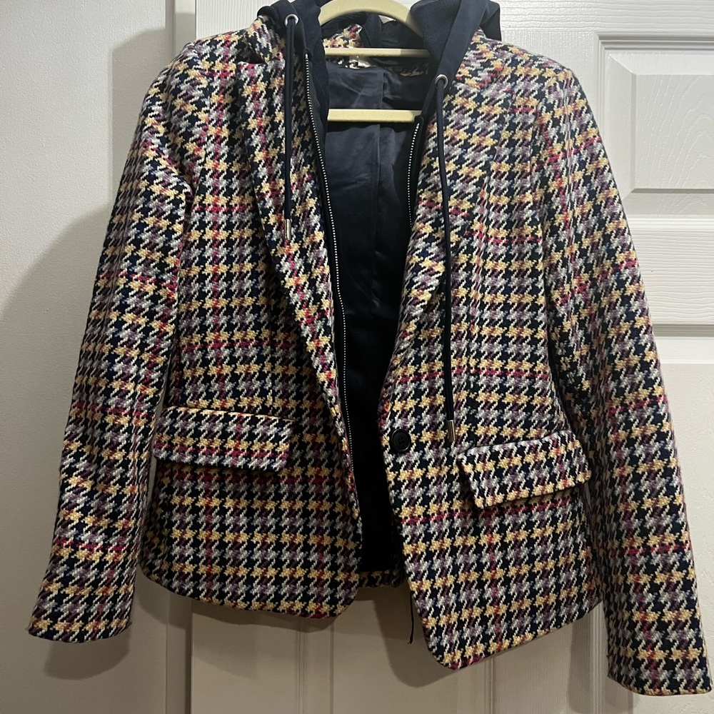 Hooded blazer